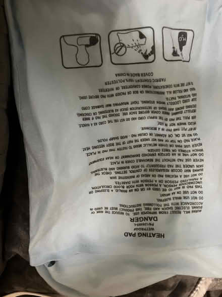 Photo of free Sunbeam heating pad (Mountain View near Central) #1