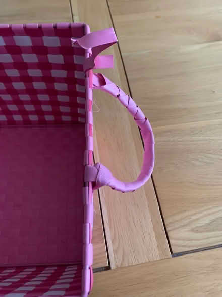 Photo of free Pink storage basket (London N21) #4