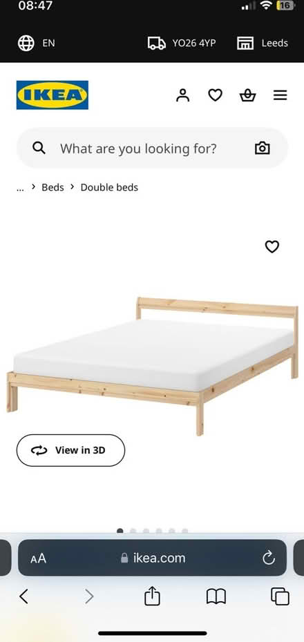 Photo of free IKEA double near new (Wylam NE41) #1