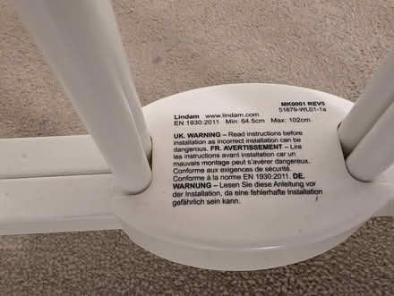 Photo of free Lindam stair gate - adjustable, multi-direction. (Kidlington OX5) #2