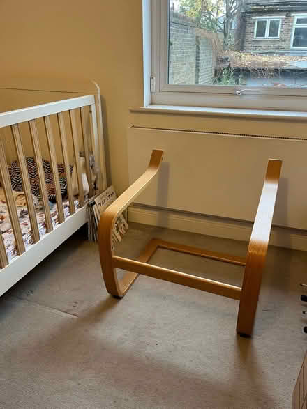 Photo of free IKEA red ‘rocking’ chair (W7 3JG) #2