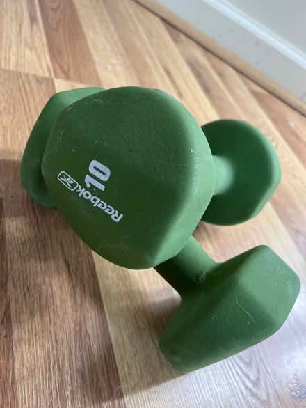 Photo of free Reebok 10 LB Weights (Green) (Chadds Ford/Garnet Valley) #1