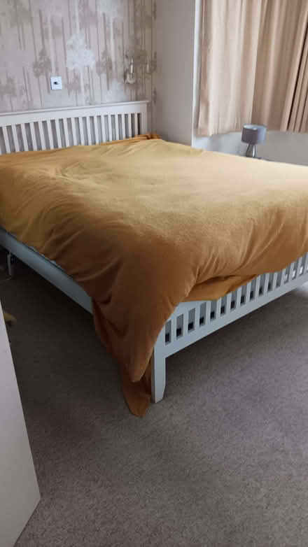 Photo of free King size bedframe, no mattress (NW9) #2