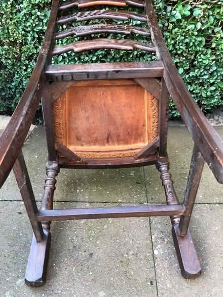 Photo of free Old pub style chair (Elmdon Heath B91) #2