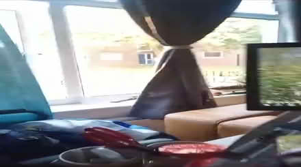 Photo of free Orange 2 seater bench sofa (Knottingley WF11) #1