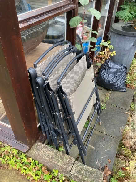 Photo of free Four garden chairs (Innerleithen EH44) #1