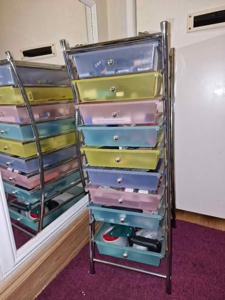 Photo of free Set of metal with plastic drawers (Edinburgh EH4) #1