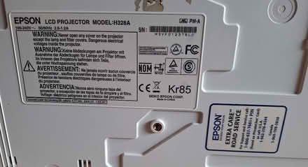 Photo of free Epson projector model H328A (North Greenwood) #3