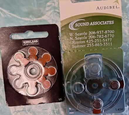 Photo of free 8 Hearing aid batteries (North Greenwood) #1