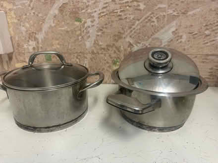Photo of free 2x medium cooking pots (Ninelms SW8) #1