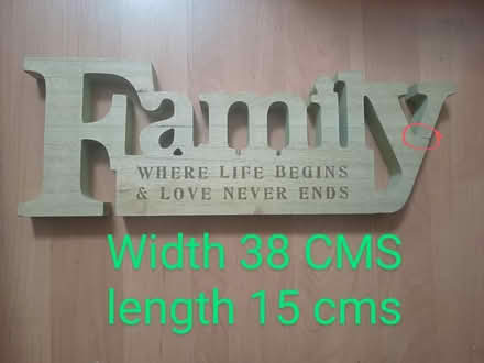 Photo of free Free standing Family Board (IG6) #1