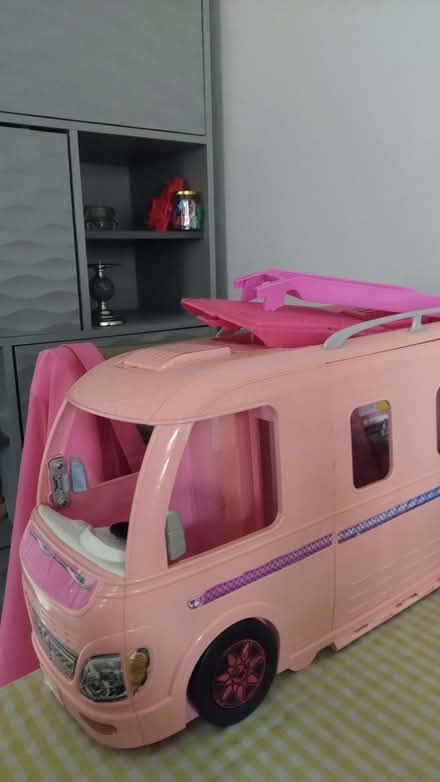 Photo of free Barbie camper van good condition but faded in the sun (Garforth LS25) #4