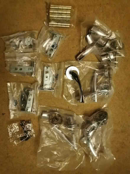 Photo of free 5 pairs of internal door handles + hinges/latches (North Road) #1