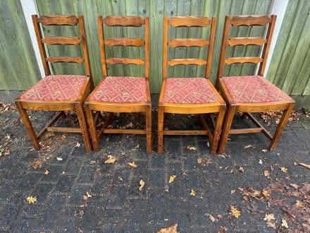 Photo of free Four sturdy dining chairs (Upton CH2) #1