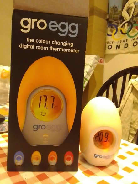 Photo of free gro egg digital room thermometer (Harton, NE34) #1