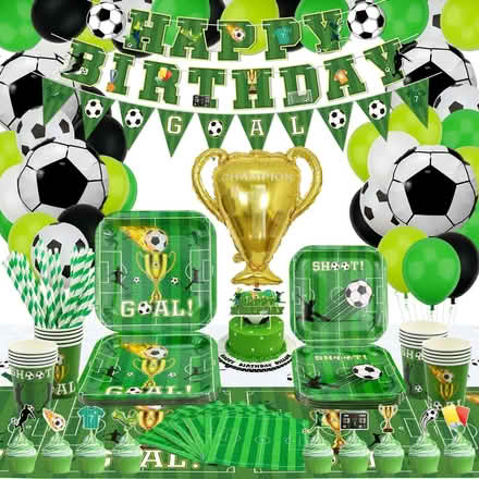 Photo of Football theme party decorations (Dean Court OX2) #2