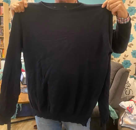 Photo of free Navy blue cashmere jumper - SE26 (Sydenham, SE26) #1