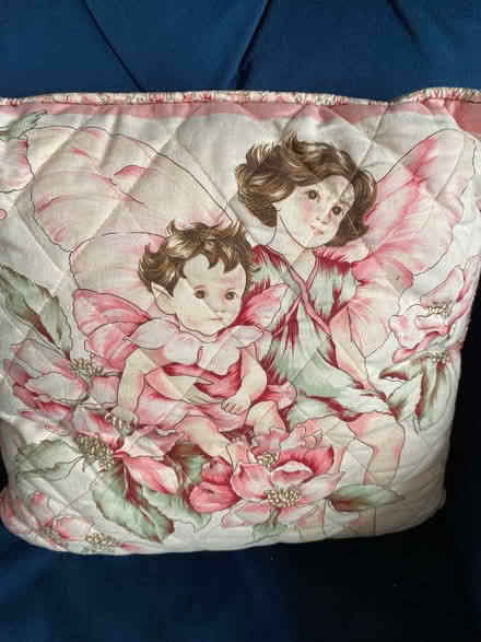 Photo of free Flower fairies cushion (Odd Down) #1