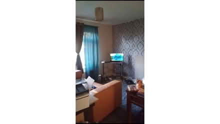 Photo of free Orange 2 seater bench sofa (Knottingley WF11) #2