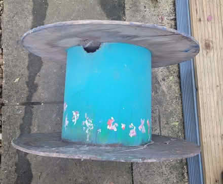 Photo of free Upcycled cable drum table (Morley LS27) #2
