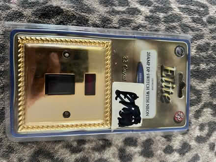 Photo of free Gold light switch (Bowerham LA1) #1