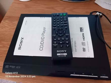 Photo of free SONY DVD PLAYER vgc (Tettenhall Wood WV6) #1