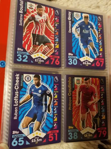 Photo of free Match Attack football cards book, and Euros 2016 folder (AB21) #1