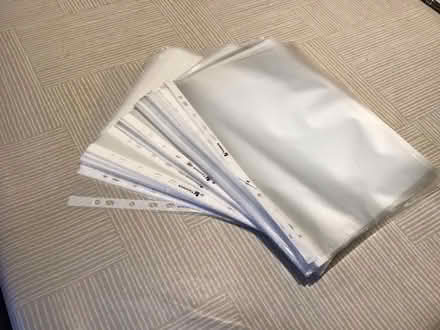 Photo of free A4 Punch Pockets x 100 (Alderley Edge SK9) #1