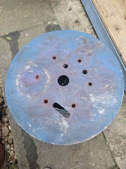 Photo of free Upcycled cable drum table (Morley LS27) #3