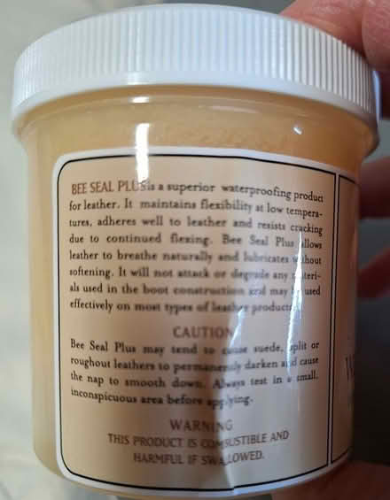 Photo of free Bee Seal leather shoe waterproofer (North Greenwood) #2