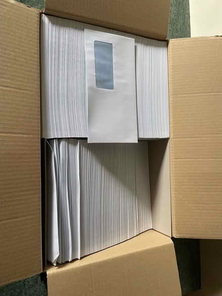 Photo of free Box of A4 window envelopes (Presteigne LD8) #1