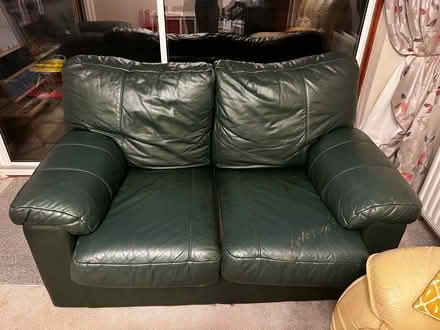 Photo of free Three seater sofa leather (SM4 lower morden) #1