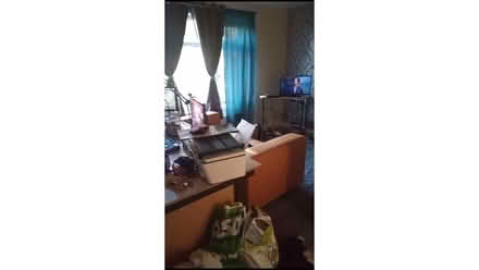 Photo of free Orange 2 seater bench sofa (Knottingley WF11) #3