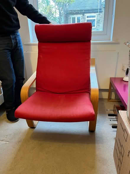 Photo of free IKEA red ‘rocking’ chair (W7 3JG) #1