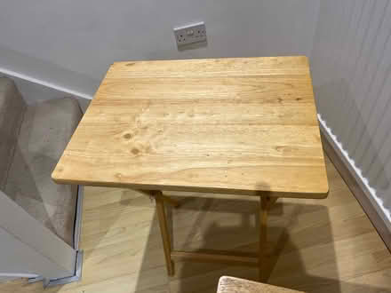 Photo of free Two folding side tables (CT17) #3