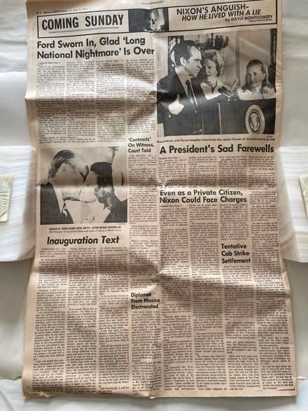 Photo of free vintage Oakland Tribune issues (near the Cupertino Library) #1