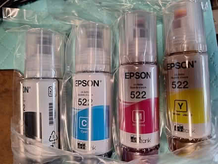 Photo of free Epson 522 printer ink black/colors (North Greenwood) #1