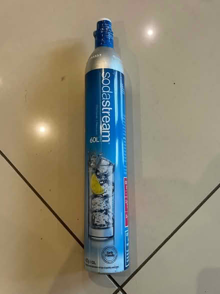Photo of free Sodastream 60L carbon blue cylinder (Bath, BA2 (Riverside)) #1