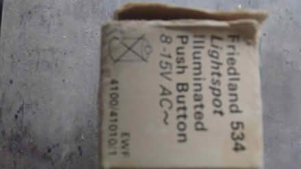 Photo of free Friedland illuminated bell push (Fovant. SP3) #1