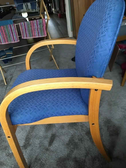 Photo of free Wooden framed chair (Cheylesmore CV3) #3