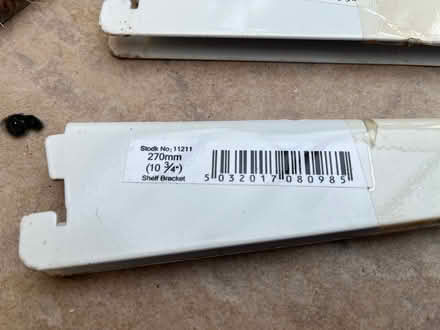 Photo of free Metal wall shelf brackets (Clungunford SY7) #3