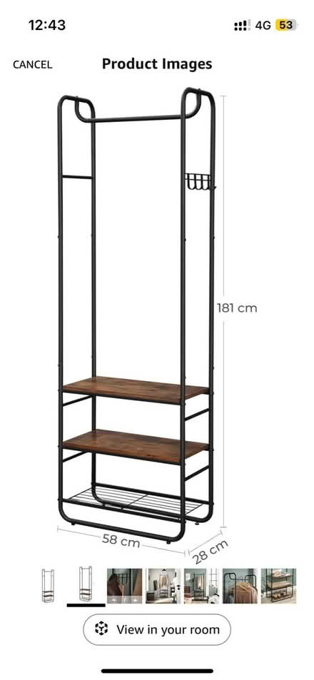 Photo of free Coat stand with shoe rack (BN1) #2