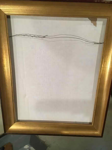Photo of free Gold-trimmed wood picture frame (Wallingford) #1