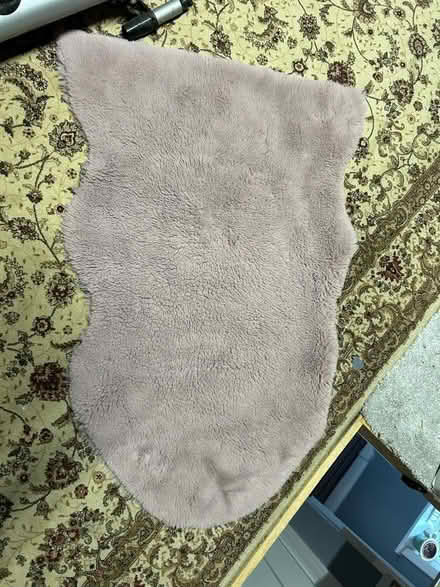 Photo of free Small pink sheepskin rug (Carlton NG4) #1