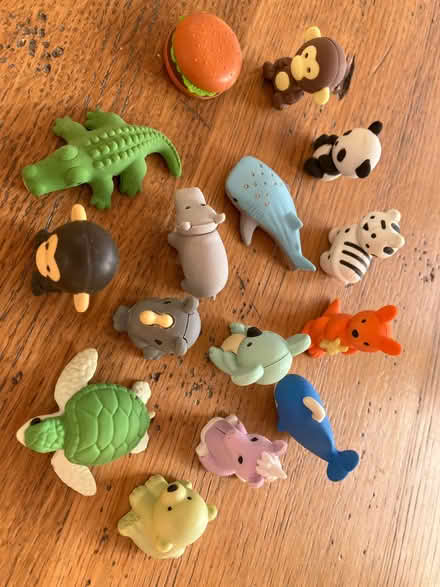 Photo of free Stocking filler small rubber toy animals etc. (Bag 1) (Pannal HG2) #1