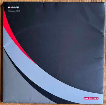 Photo of free CALENDAR - BAE Systems Hawk calendar 2007 (Radbrook Green SY3) #2