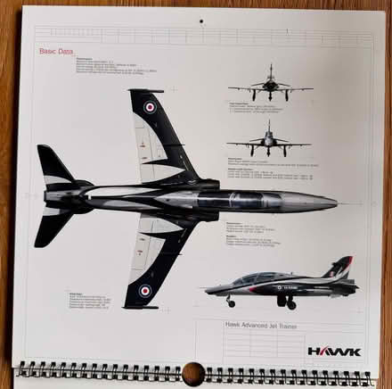 Photo of free CALENDAR - BAE Systems Hawk calendar 2007 (Radbrook Green SY3) #1