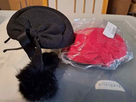 Photo of free Retro clip-on hats w/pom-poms (North Greenwood) #4