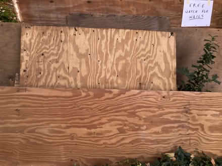 Photo of free Used plywood (Hill East) #1