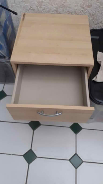 Photo of free Three drawer bedside cabinet (Kempston MK42) #2